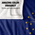 thumbnail image 4 of Indiana Flag Officially Licensed Silky Touch Super Soft Throw Blanket 50' x 60', 4 of 6