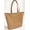 Orange, variant on Crazy For Daisies Tote Bag (Small Oval Tote) Orange