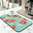 thumbnail image 2 of Washable Quick Dish Drying Mats Non-Slip Coffee Maker Mat For Kitchen Counter Home Coffee Bar Pad 19.5''''x12'''', black-2, 2 of 6
