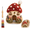 3D Fabric Poke Art Kit-(Mushroom)-A19, variant on Mythical Ocean DIY Bead Kit, 3D Beaded Animal Kit, Compact Hobby Pack With Pattern Handbook, Practical Supply For Seasonal Craft And Present Preparation Turtle