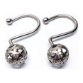 thumbnail image 1 of 12 metal shower curtain hook rings set, chrome shower hook for s, 1 of 4
