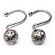 thumbnail image 1 of 12 anillos de gancho de cortina de ducha de metal, gancho de ducha cromado para revestimiento de cortina de ducha, bola hueca para accesorios de cortina y barra de ducha de baño, 1 of 5