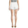 thumbnail image 3 of Madden NYC Juniors Crochet Denim Shorts, Sizes XS-XXXL, 3 of 5