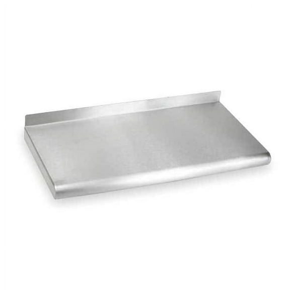 Stainless Steel Wall Shelf, 12"D x 36"W x 11-1/2"H, Silver