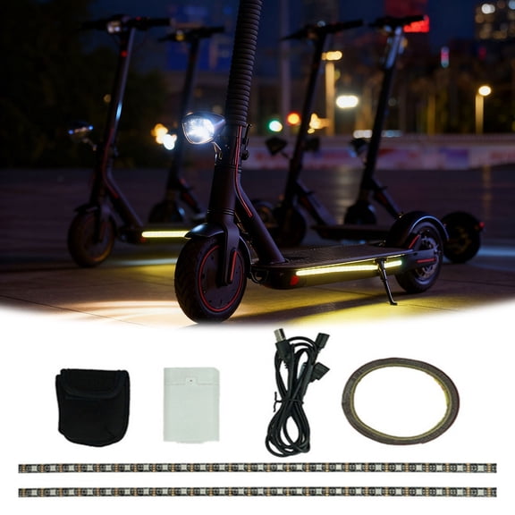ZZERHUOO High Power Scooter LED Light Bar Strip With Multiple Color Modes For Enhanced Night Riding And Visibility 55 65 75 85 Cm 12er Pack 60 X 60cm