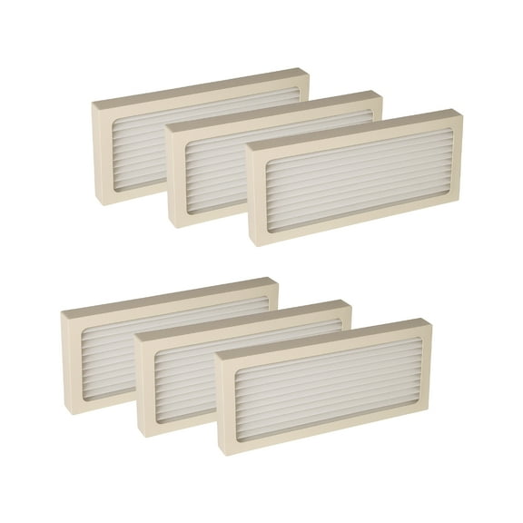 Nispira Hamilton Beach Compatible Air Filter Replacement Fits TrueAir Purifier 04383 04385 04384 990051000, 6 packs