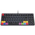 thumbnail image 1 of HXSJ L600 87 teclas Teclado mecánico con cable Tecla de inyección de dos colores, 1 of 8