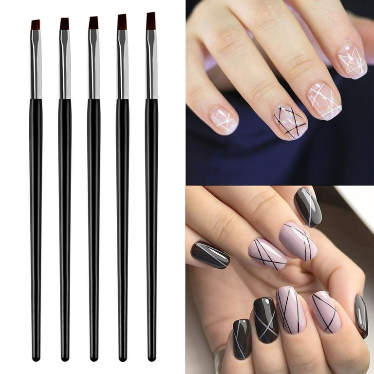Fingernail Polish Remover Cup Nail Brush Elegant Nail Pen Set With