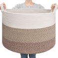 thumbnail image 1 of Cesta de Ropa Goodpick 55x35 cm con Cuerda de Algodón Grande, 1 of 7