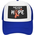 thumbnail image 2 of Leukemia Awareness Mesh Back Trucker Cap Baseball Cap, 2 of 8