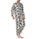 thumbnail image 2 of Balery Turtle Pijama para Hombre de Dos Piezas con Manga Larga, Conjunto de Dormir y Descanso Suave con Bolsillos-Small, 2 of 7