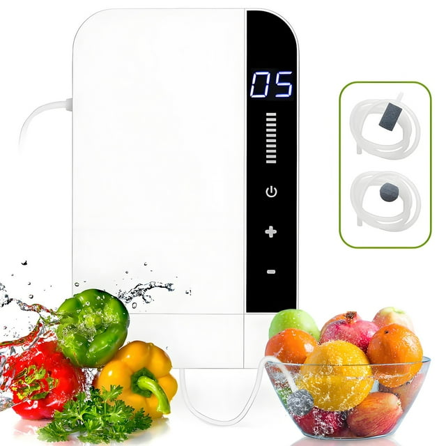 Ozone Generator Machine Portable Multipurpose Digital Ozone Generator with Timer for Water, Vegetable, Fruit, Meat 600mg/h