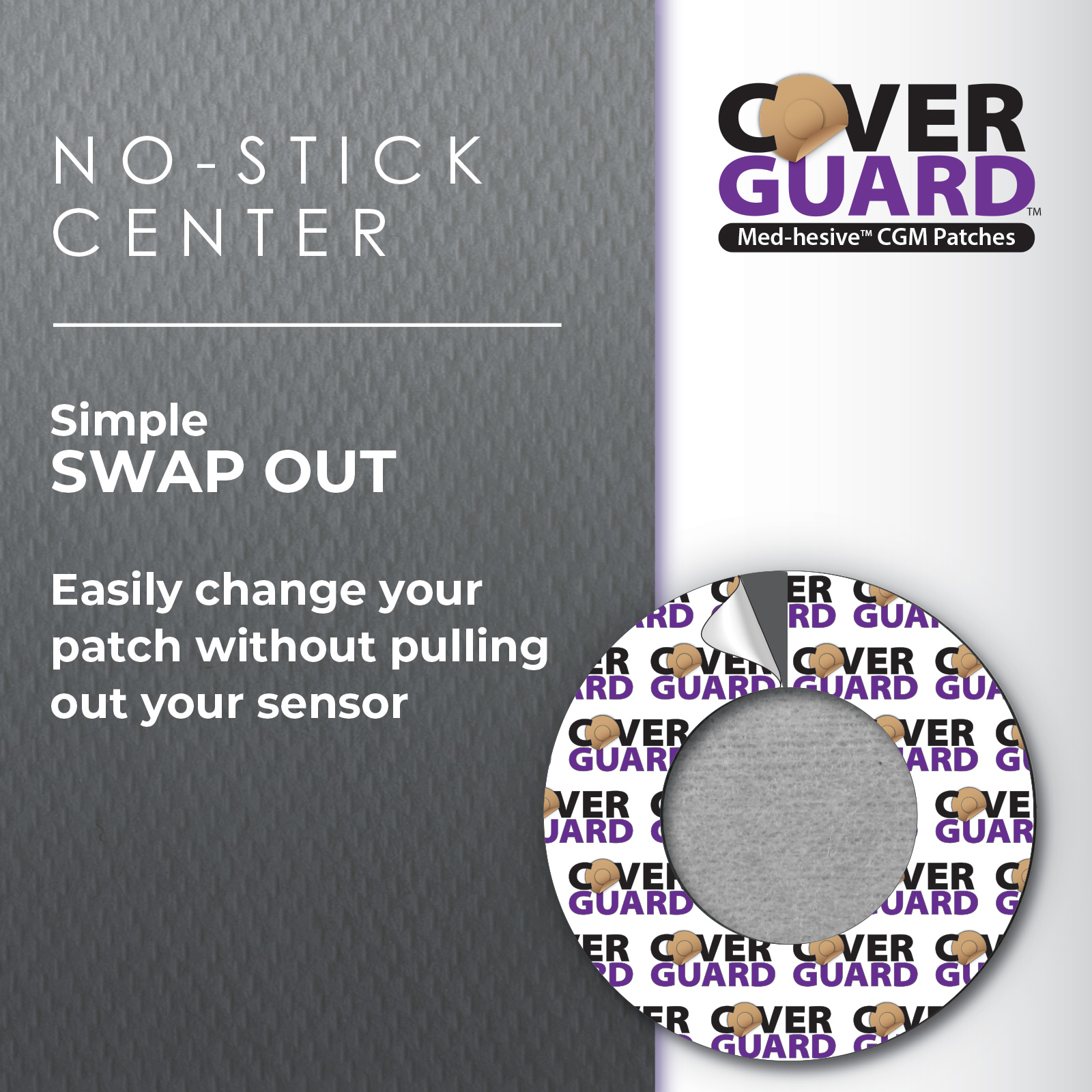 CoverGuard Overpatches for Dexcom G7 | 25 Ct Black | Premium Waterproof CGM Covers | Latex-Free | Anti-Fray | Easy Application & Removal | Sensor Protection