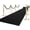 Black, variant on Carpet Runner for Party, Premium Felt Non-Woven Fabric Runway Rug for Party Wedding & Special Events,Rolled Package Without Creases