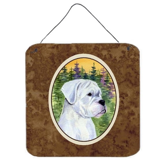 Boxer Aluminium Metal Wall Or Door Hanging Prints - 6 x 6 In.