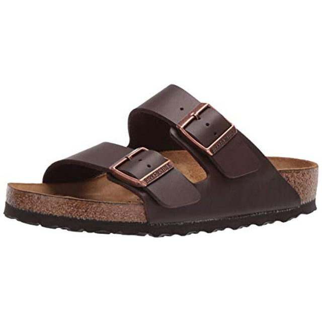 Birkenstock Arizona - Birko-Flor Brown Birko-Flor 38 (US Men's 5-5.5, US Women's 7-7.5) Regular