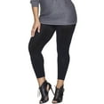 thumbnail image 2 of Hanes Curves Comfort Leggings Black 1X/2X Women's, 2 of 4