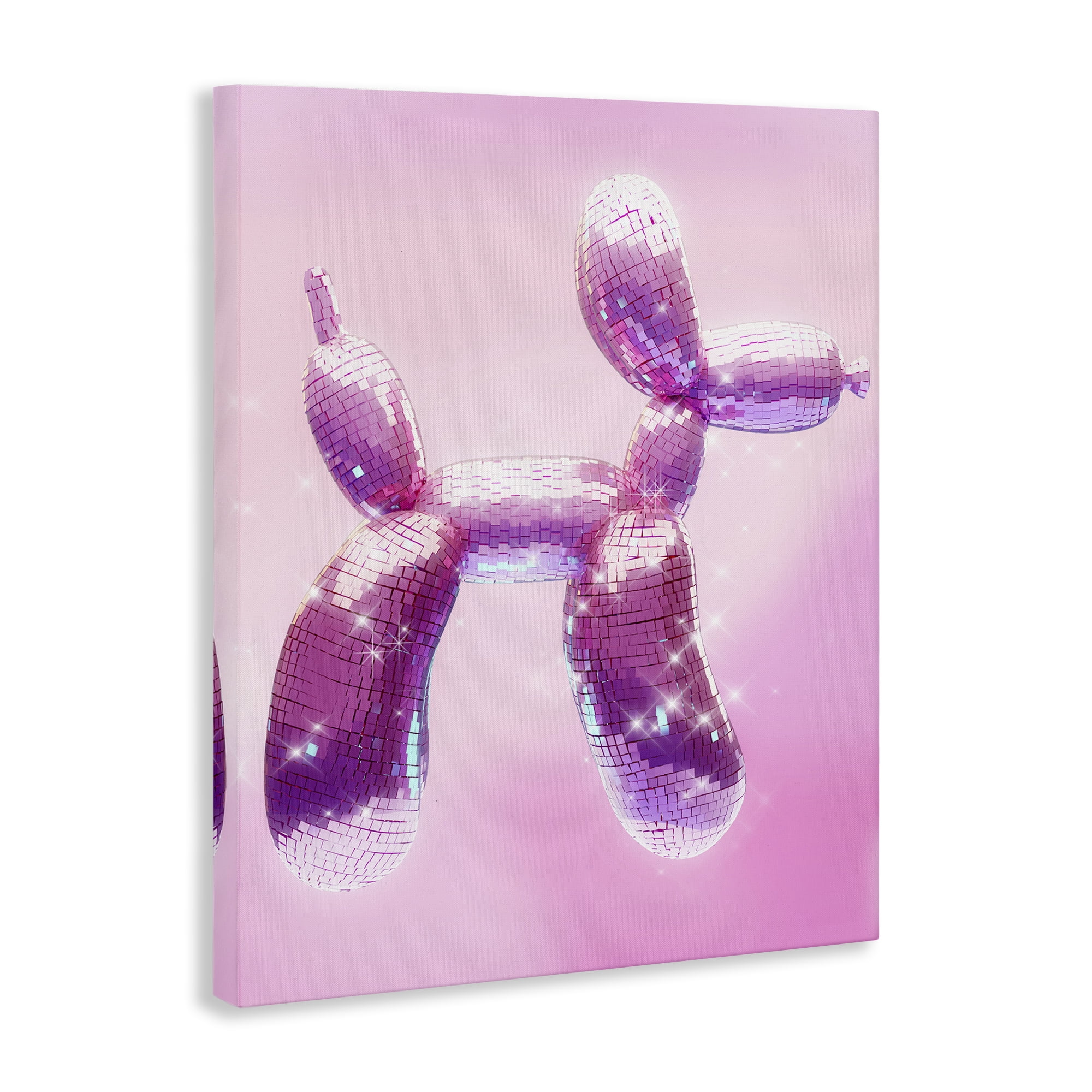 Stupell Industries Fun Disco Balloon Animal Abstract Painting Wrapped Canvas Art Print Wall Art, 36 x 48