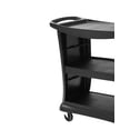 thumbnail image 2 of Carro De Servicio Línea Executive Rubbermaid 136 Kg, Negro Rubbermaid FG9T6800BLA, 2 of 2