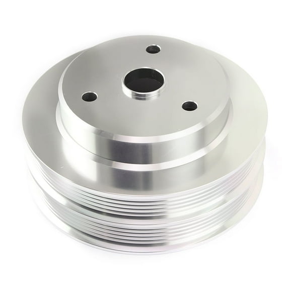 Speedmaster PCE239.1024 Compatible with Chevy SBC Billet Aluminum Long Water Pump Lwp Dual Serpentine Pulley