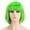Green, variant on Spencer Short Bob Hair Wigs Straight with Flat Bangs Synthetic Colorful Daily Cosplay Anime Halloween Party Hair Wig for Women, Red