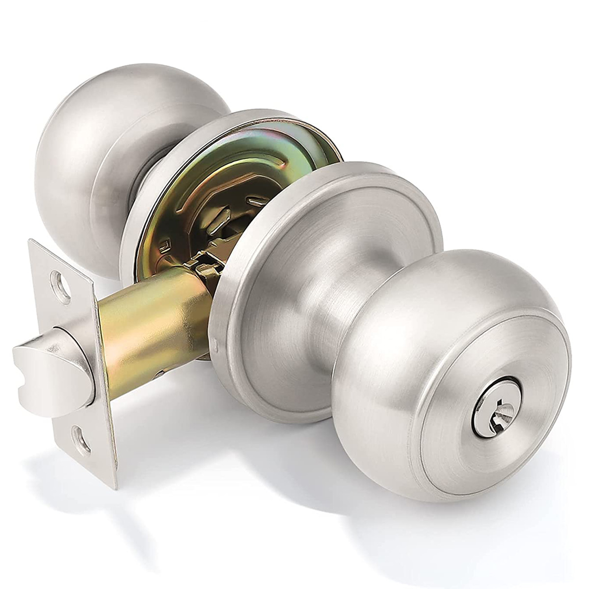 Door Knob,Stainless Steel Ball Door Knobs,Exterior/Interior Door Locks