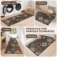 thumbnail image 4 of Findosom 2pc Boho Kitchen Rugs and Mats Set, Non Slip Washable Kitchen Runner Rug for Kitchen Floor, Farmhouse Kitchen Decor, Hallway, Entryway, Laundry Room,20"x32"+20"x47" Orange, 4 of 8