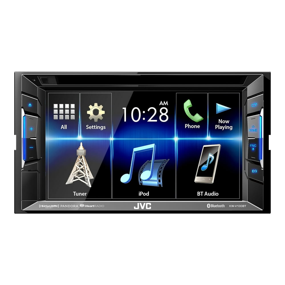 JVC KWV130BT DVD receiver display 6.2" touch screen indash