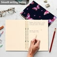thumbnail image 6 of joogoo Spiral Journal Notebook Butterfly Sparkling College Ruled Notebooks 8.3" x 5.7" 1 PC, 6 of 8