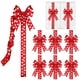 thumbnail image 2 of 4 lazos decorativos de satén con cinta de sujeción, diseño de corazón, para San Valentín, bodas, cumpleaños, decoración de muebles., 2 of 7