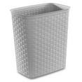 thumbnail image 1 of Sterilite 22L Weave Wastebasket- Grey, 1 of 7