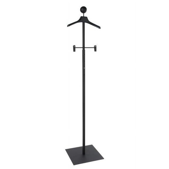 Econoco MAPF4-MAB Womens Floor Standing Costumer with Hanger, Black - Matte