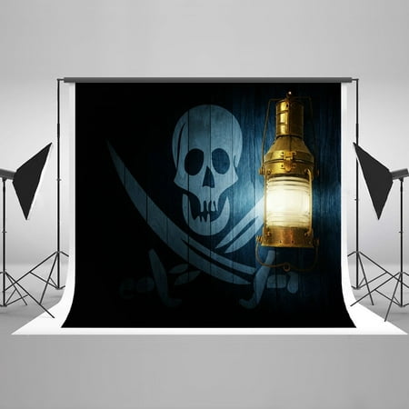Image of GreenDecor 7x5ft Pirates Photography Backdrop Photo Booth Background