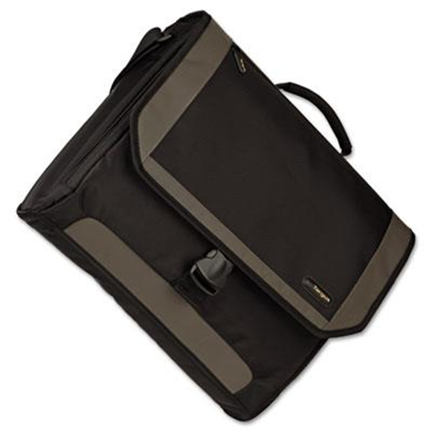 Targus CityGear TCG200 Carrying Case (Messenger) for 17" Notebook, Black, Yellow - image 4 of 4