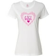 thumbnail image 3 of Inktastic Gigi Pink Valentine Hearts Women's T-Shirt, 3 of 5