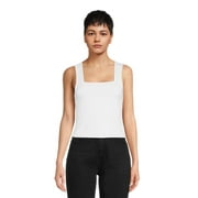 Madden NYC Juniors Square Neck Sleeveless Top