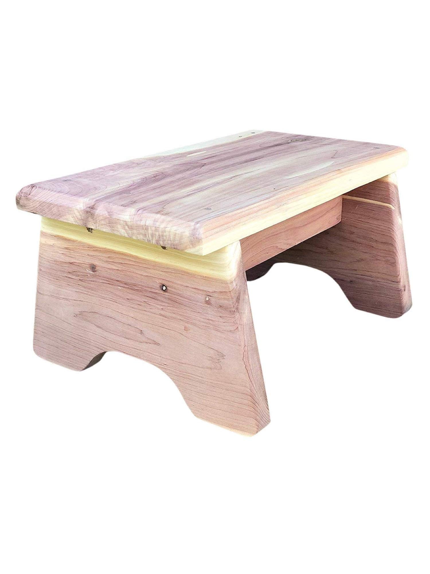 SOLID Oak wooden wood Foot stool step Amish MADE IN USA QUALITY HANDY 