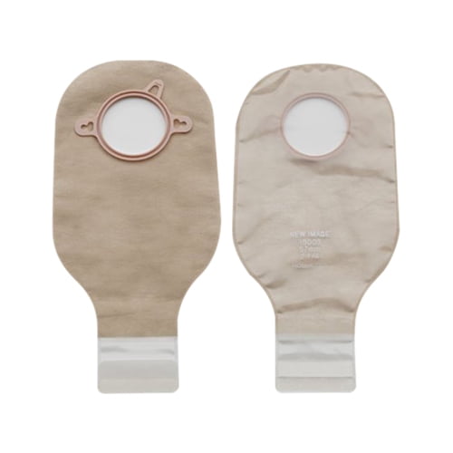 Hollister New Image Lock N Roll Ultra Clear Drainable Pouch, Transparent Or Beige Without Filter, 2 1/4 Inches Model No: 18003, 10 Ea