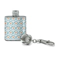 thumbnail image 2 of Flamingos and Leaves Stainless Steel 1oz Mini Flask Key Chain, 2 of 4