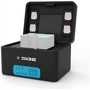 EACHSHOT Build in 10400mAh Battery Charger Bank Fast Charging Case for GoPro Hero 10/9/8/7/6/5 Battery Support USB-C PD Input with USB-C PD Output and USB-A Output for ZGCINE G10
