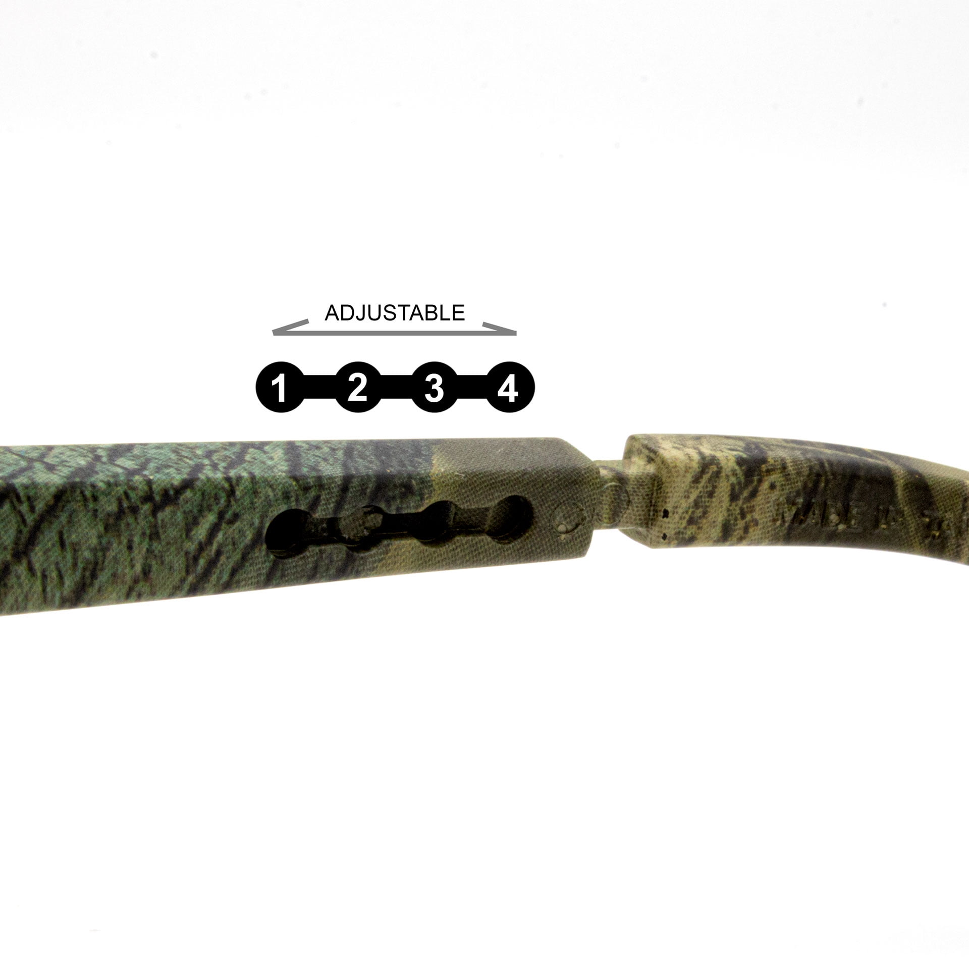Safety Vu Rimless Safety Glasses, Camo/Clear