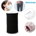 thumbnail image 5 of Tipo plano Banda elástica Poliéster Látex natural Ropa de goma Mangas Pantalones Banda de cintura elástica Negro 6 mm 135 yardas Eigraketly AF0097-06B, 5 of 5