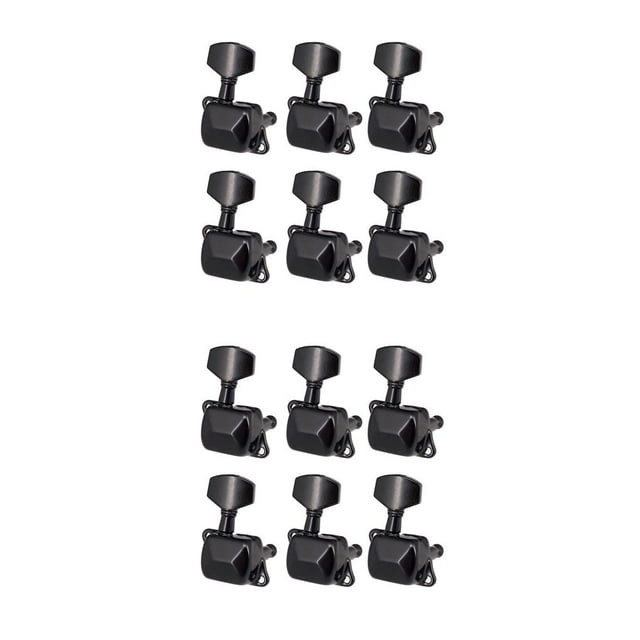 Wosthever Clavijas de afinación de guitarra de electrónica, 6 piezas, afinadores, perillas, reparación de instrumentos de cuerda, piezas de Type1 NO1 Wosthever CBP232489