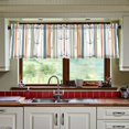 thumbnail image 3 of Yayeee Kitchen Curtains Set of 2 Light Filtering 57"x36" Over Sink Window Panels, Nautical Pattern, 3 of 7