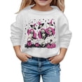 thumbnail image 1 of Chandail en Molleton à Manches Longues Col Rond Imprimé Décontracté pour Filles Enfants Doux Confortable Sans Capuche pour Usage Quotidien Activités Extérieures, 1 of 4