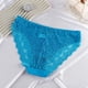 thumbnail image 4 of Gibobby Pantaletas de algodón para mujer Ropa interior Sexy de cintura a la moda para mujer, calzoncillos de Color sólido, ropa interior, bragas para mujer(Azul,CH), 4 of 5