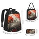 thumbnail image 2 of Fotbe Abstract Red Koi Fish Art Set Escolar 3 en 1 para Niños - Mochila Duradera con Lonchera Aislante y Estuche para Lápices - Mochila Escolar para Niños y Niñas, 2 of 7