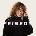 thumbnail image 2 of Gafas de luz azul FEISEDY Vintage Ovaladas para mujeres y hombres B0242, 2 of 8