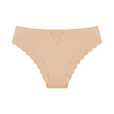 

eczipvz Lingerie for Women Plus Size Women Lace Floral Thong Seamless Thong High Waist Hollow Out Low Waisted Panties Khaki