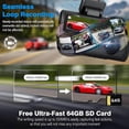 thumbnail image 4 of Dash Cam GILIKVHOM 4K WiFi de doble canal delantero y trasero, 4 of 8
